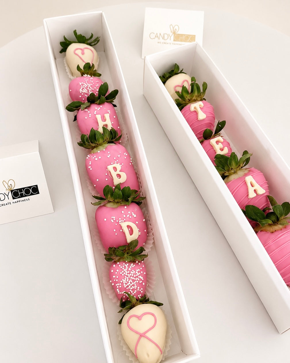 6 Fresas con chocolate