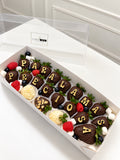 18 Fresas con chocolate