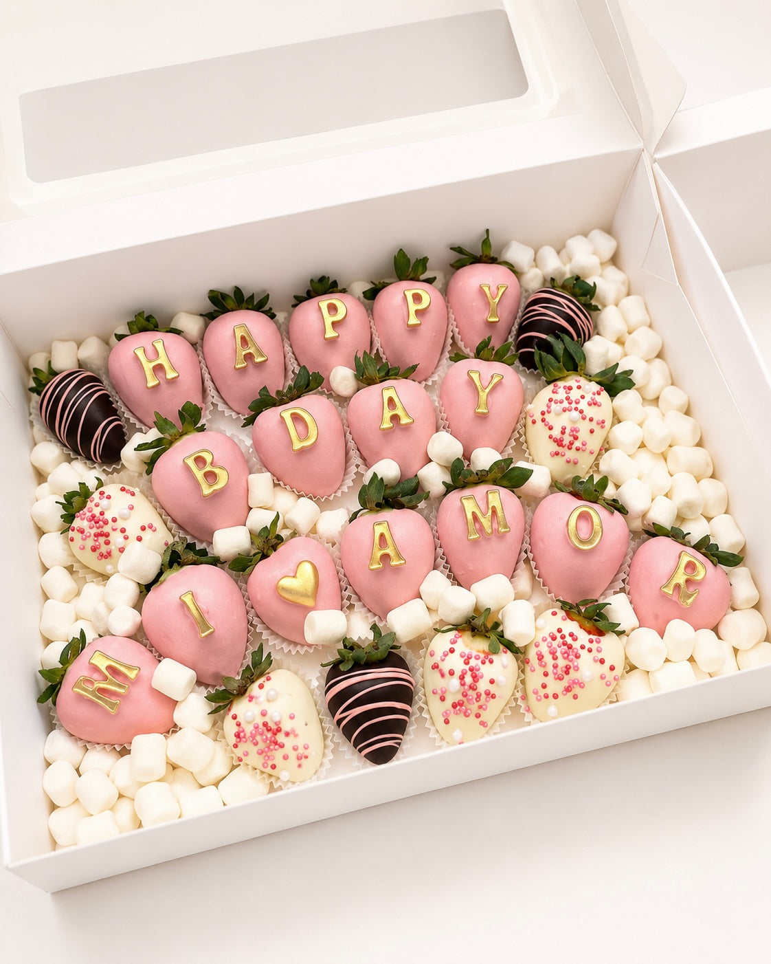 24 Fresas con chocolate