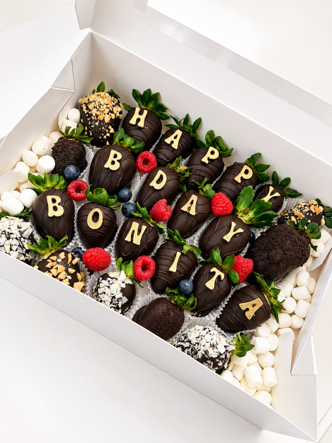 24 Fresas con chocolate